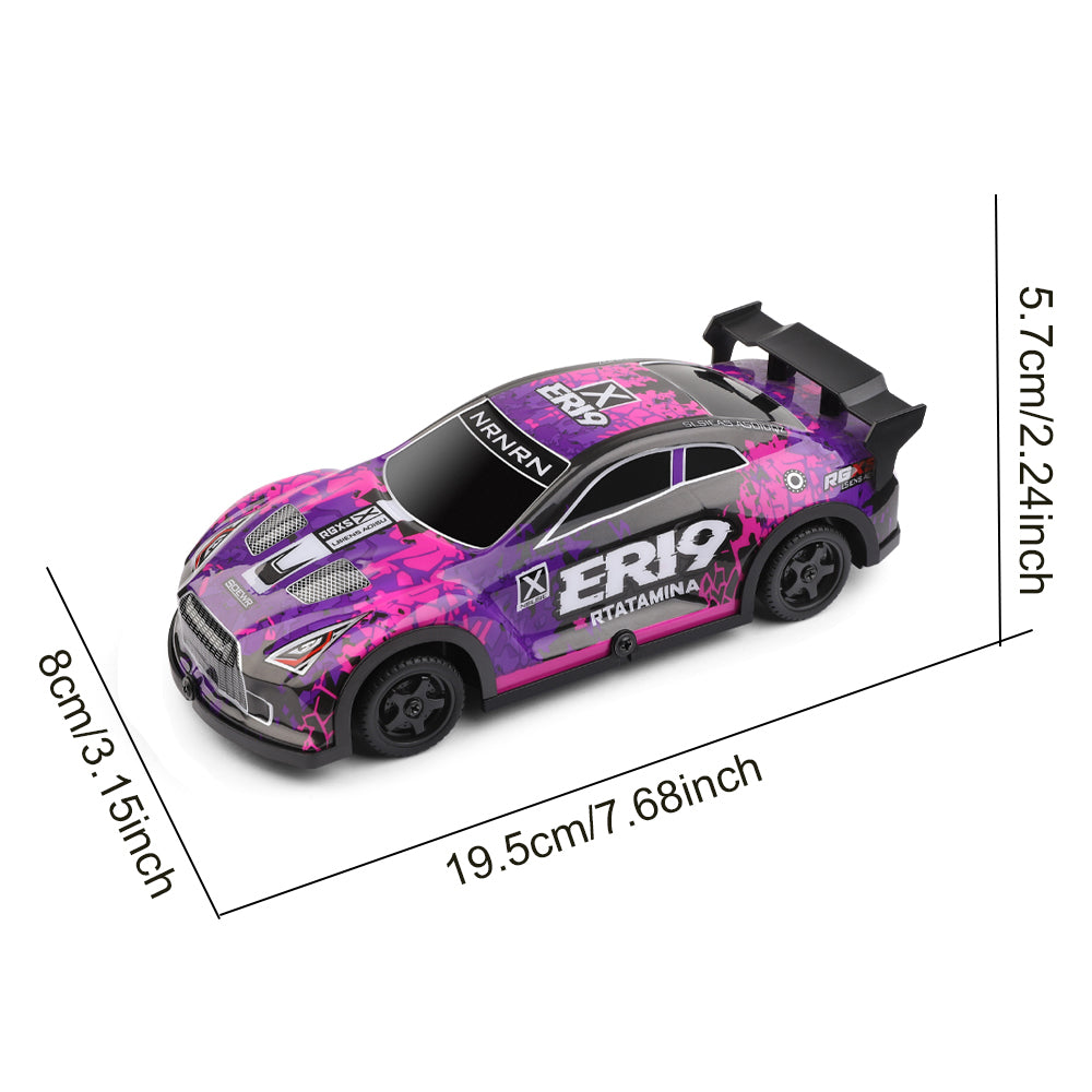 1:22 Remote Control Drift Car, High-speed Off-road Vehicle, with Lights, Four-wheel Drive, Drift Tires, and a Toy Racing Car for Competitions