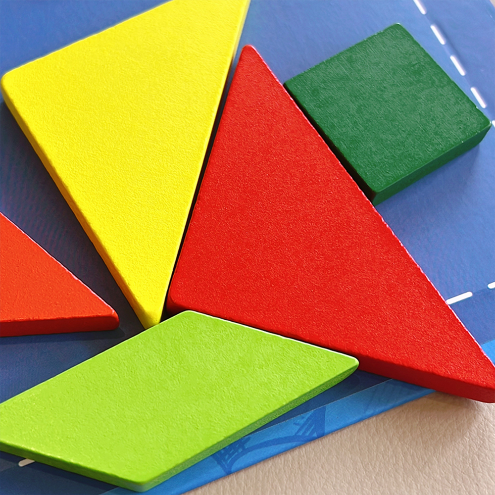Children'S Magnetic Tangram Board(Astronauts)