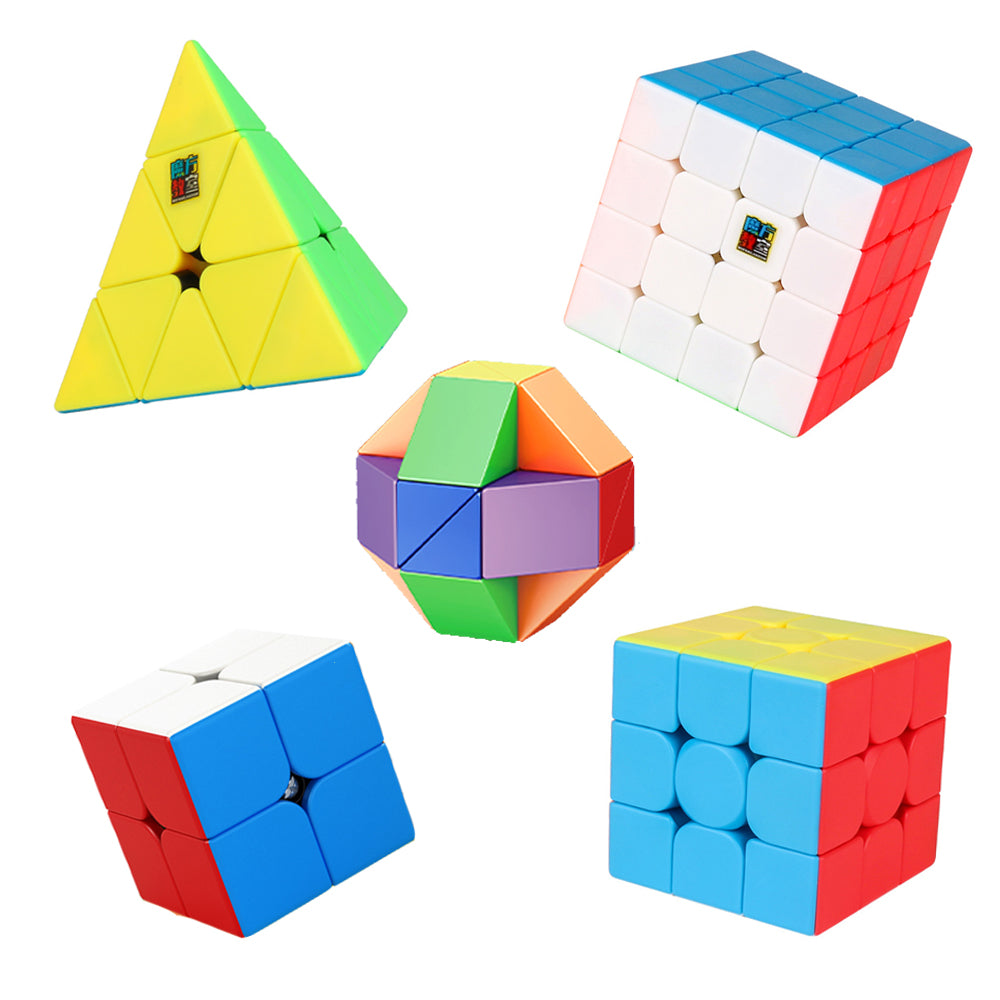 Moyu Cube Combination Set 2+3+4+Pyramid+24 Magic Ruler