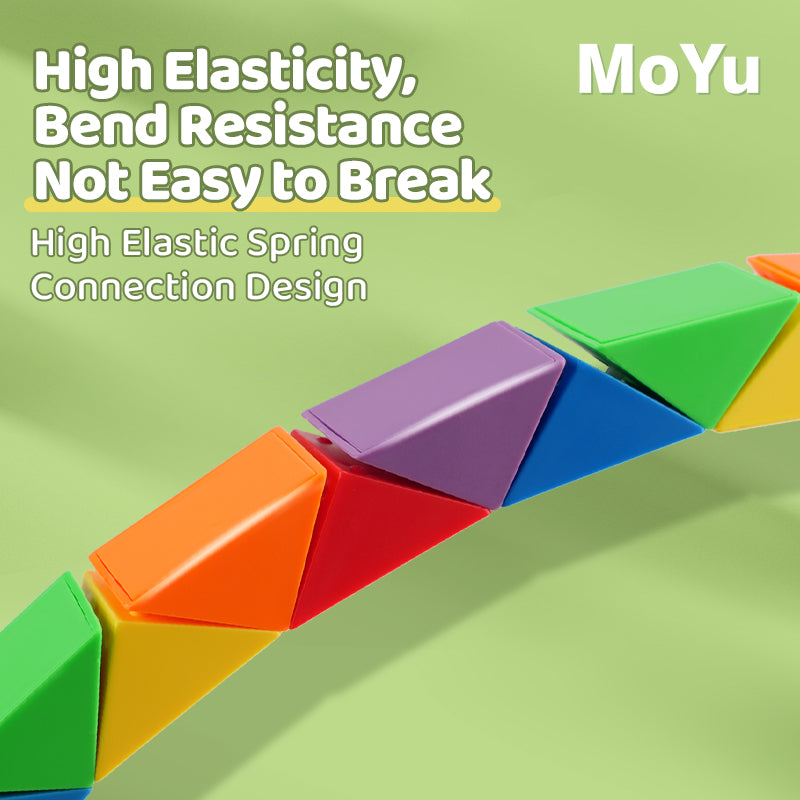 Moyu Magic Ruler Classroom 24/36/48/60/72 Sections DIY Folding Snake Puzzle Cube