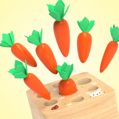 Children's simulation carrot pulling sensory educational toys