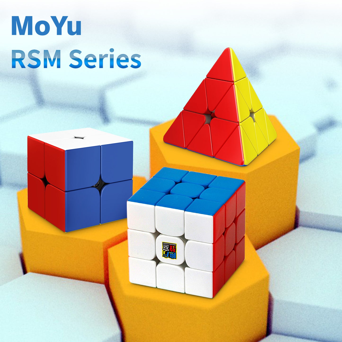 Moyu RSM Series RS2M+RS3M+Pyramid speedcube