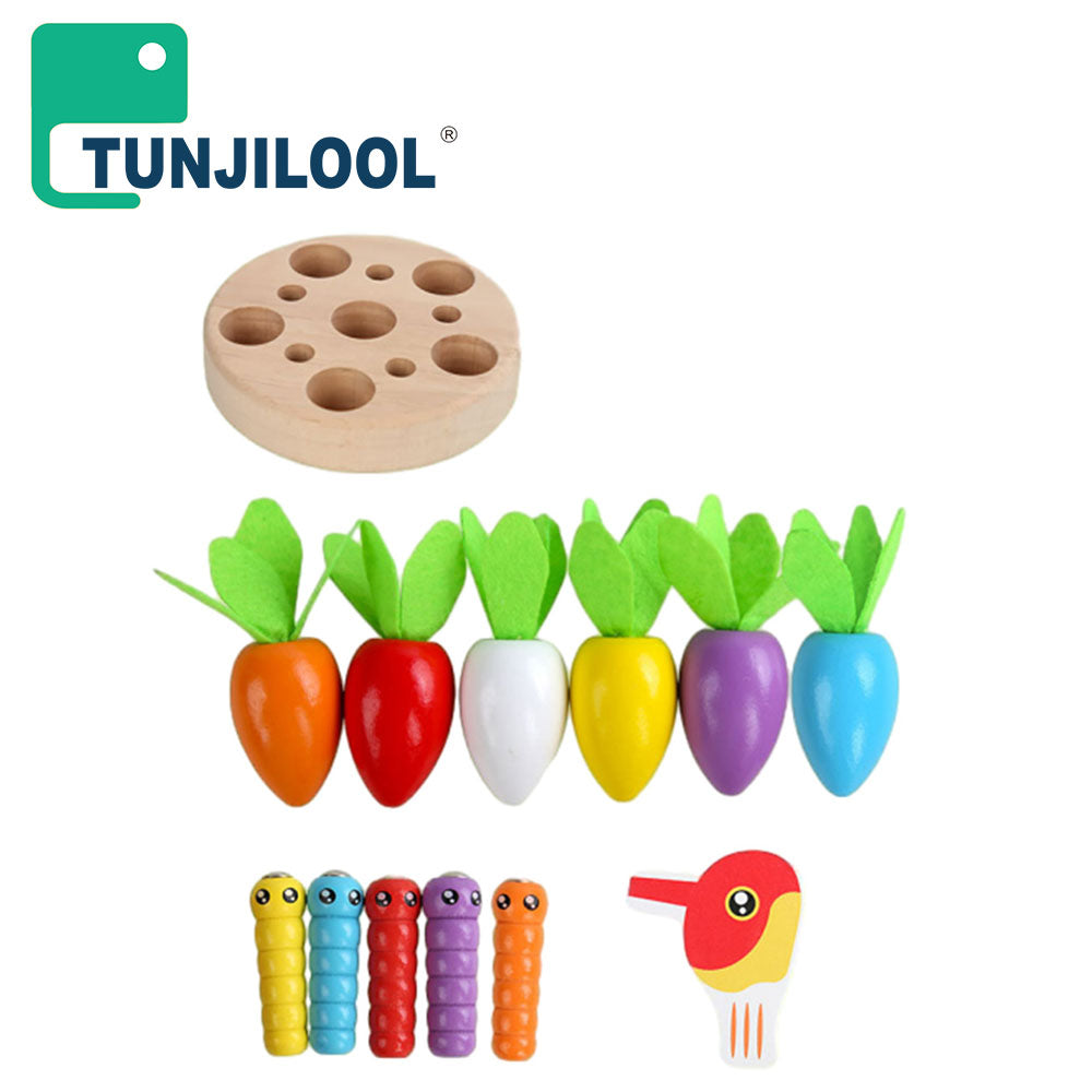 Pulling Carrot Children's Montessori Toys