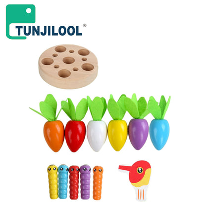 Pulling Carrot Children's Montessori Toys