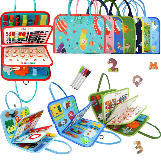 TUNJILOOL Busy Board - Giochi Montessori Sensoriali - eZy toyZ Negozio  giocattoli on line