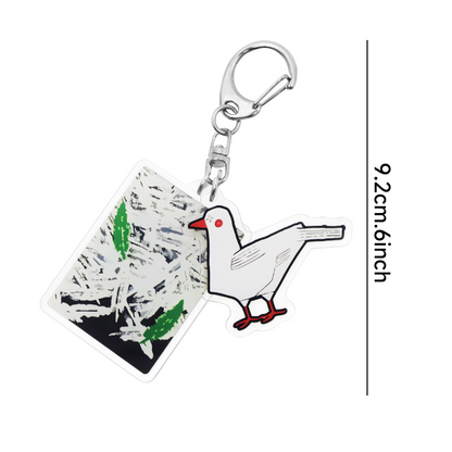 Zhou Yiwen Painter co-branded keychain