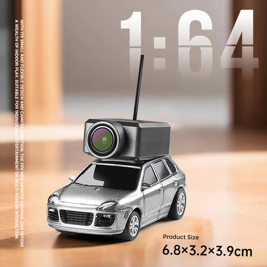 1:64 Mini FPV Remote Control Car with Lights, Gyroscope and Camera, which can be remotely controlled via a mobile phone APP