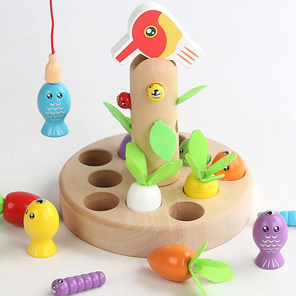 Pulling Carrot Children's Montessori Toys