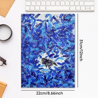 A4 single-page folder co-branded with painter Zhou Yiwen