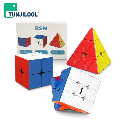 Moyu RSM Series RS2M+RS3M+Pyramid speedcube