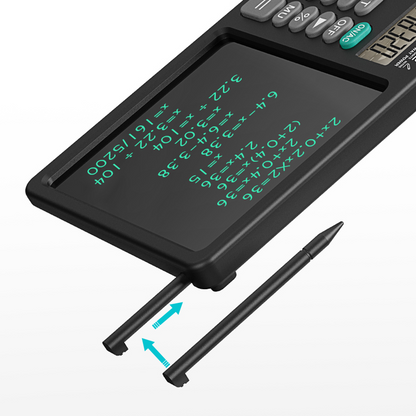 Kids Handwriting Board 2 in 1 with Solar Calculator