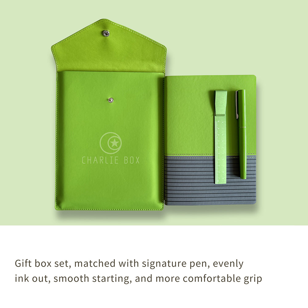 Business Notebook Gift Set-Green Series