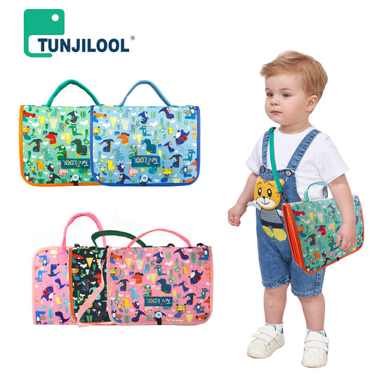 TUNJILOOL Busy Board Montessori Toy for Kids Toddlers, Quiet Book Sensory Toys Learning Fine Motor Skills Educational Travel Toys