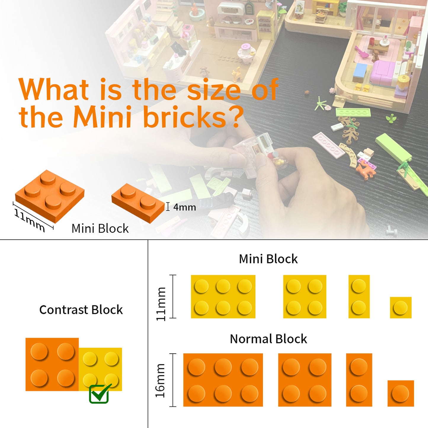 TUNJILOOL Street view building block assembly set