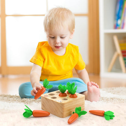 Children's simulation carrot pulling sensory educational toys