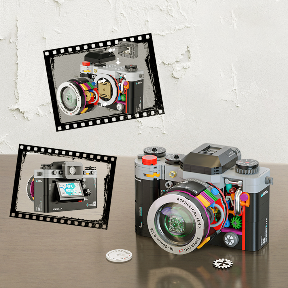 Building Blocks Retro Camera Toy