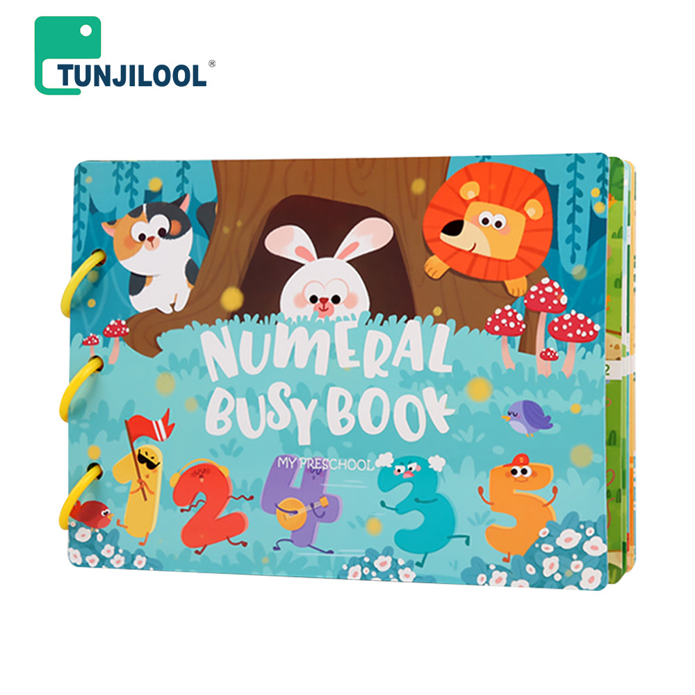 Educational and fun logical thinking cognitive quiet book