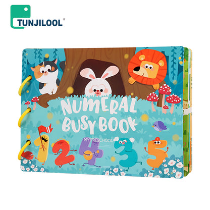 Educational and fun logical thinking cognitive quiet book