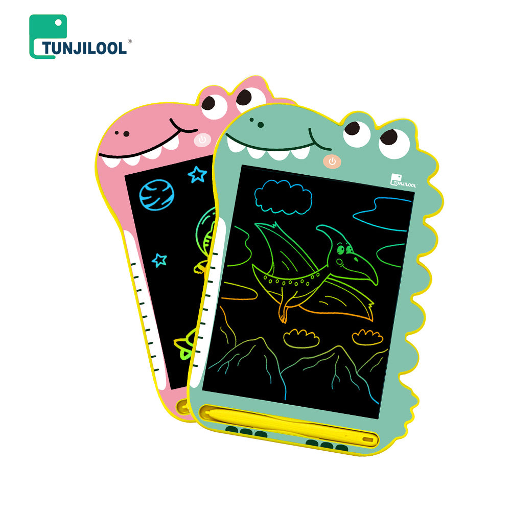 TUNJILOOL 8.5” Cartoon Dinosaur LCD Writing Tablet