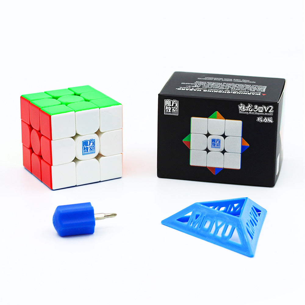 Moyu Meilong 3M V2 Magnetic Stickerless 3x3 Speed Cube