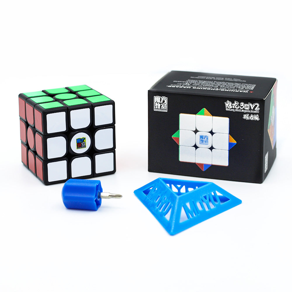 Moyu Meilong 3M V2 Magnetic Stickerless 3x3 Speed Cube