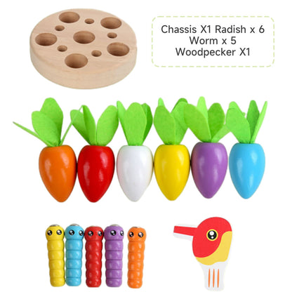 Pulling Carrot Children's Montessori Toys