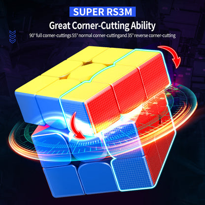 Moyu 2022 SUPER RS3M Magnetic/Maglev/Ball-Core 3X3 Magic cube